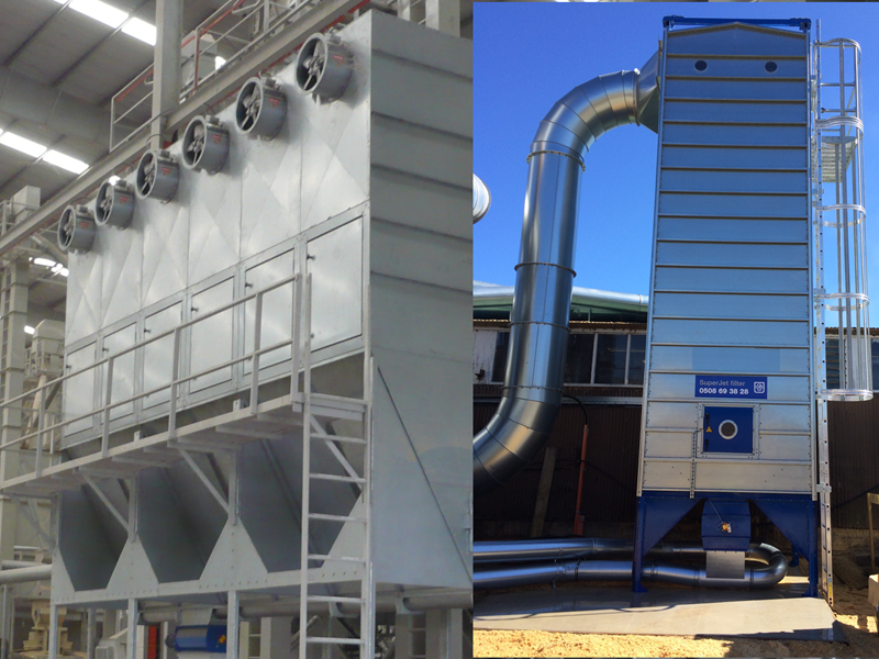 Dust collector filter online cleaning