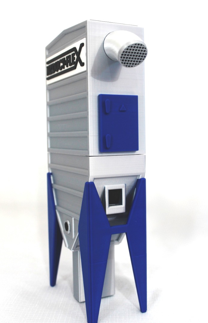 Safety first with ATEX approved VFV venting on  the roof - vertical release : no need for marked off safety zones on your busy worksite!