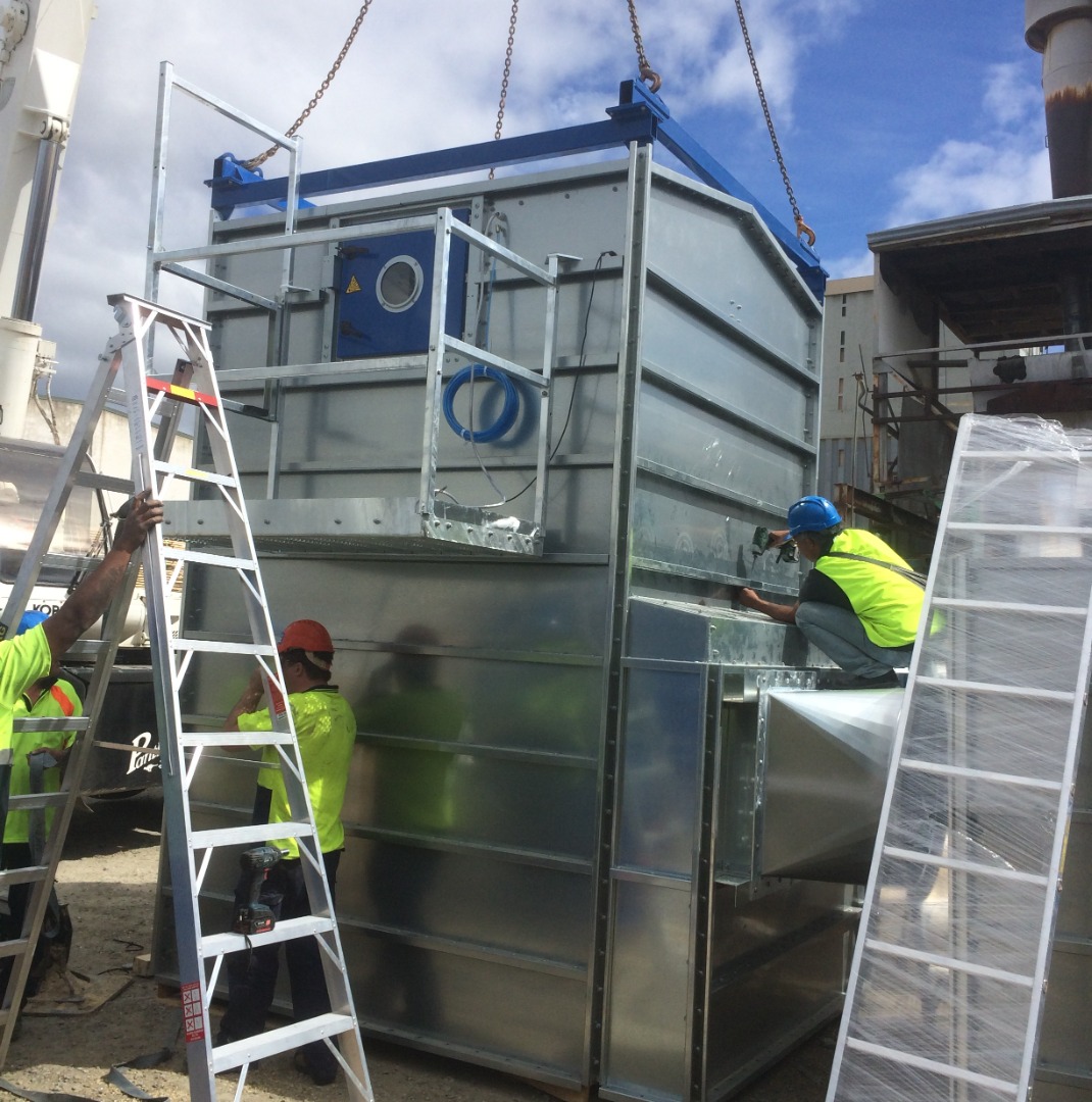 Jet Filter Installation - easy to transport: fast installation