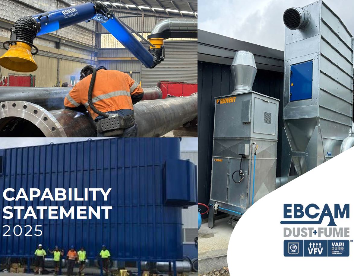 EBCAM have considerable experience over a range of  industries where correctly specified  LEV improves air quality and worker safety