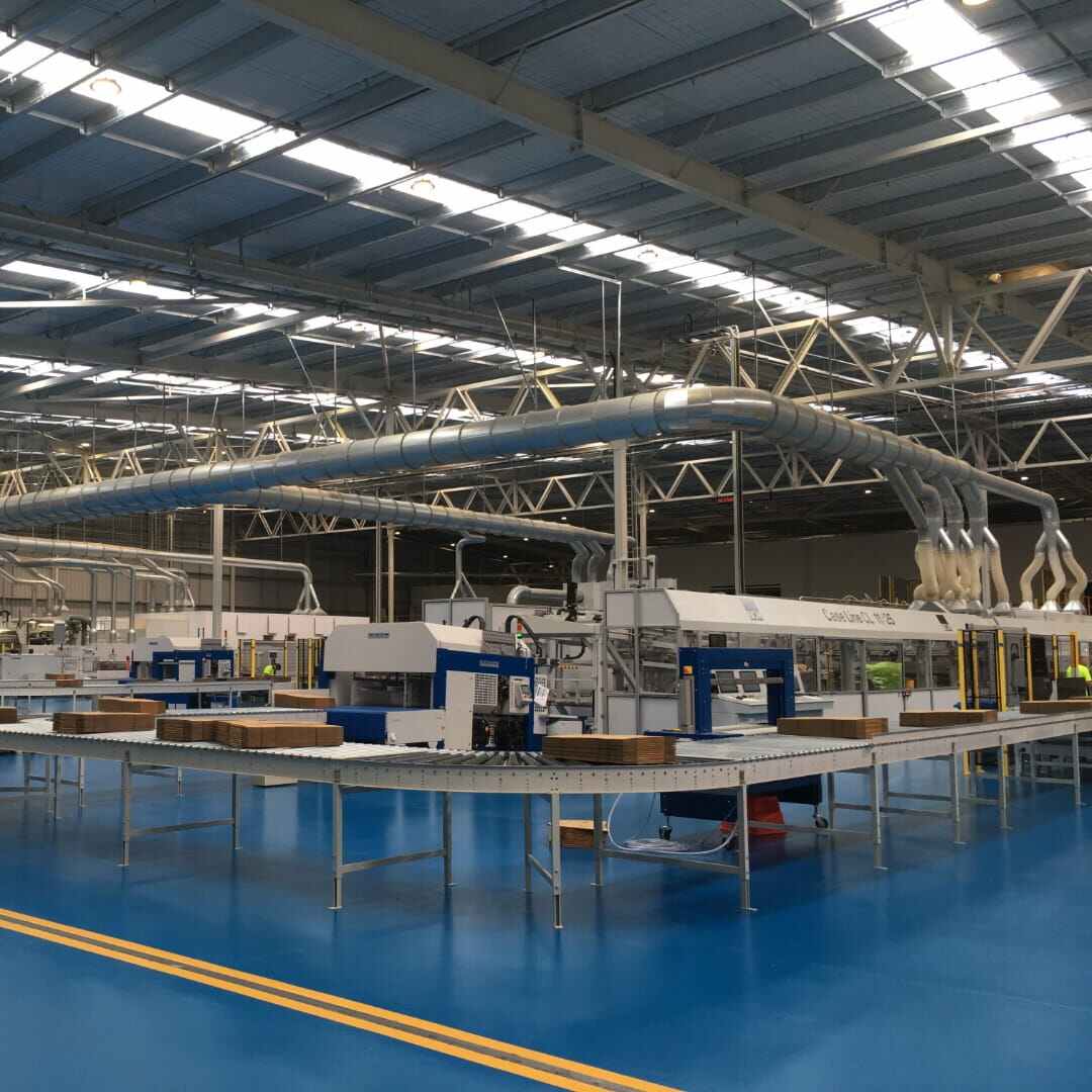 A dust extraction system that ensures a clean dust free environment benefits employee health, as well as protecting production equipment and reducing maintenance costs