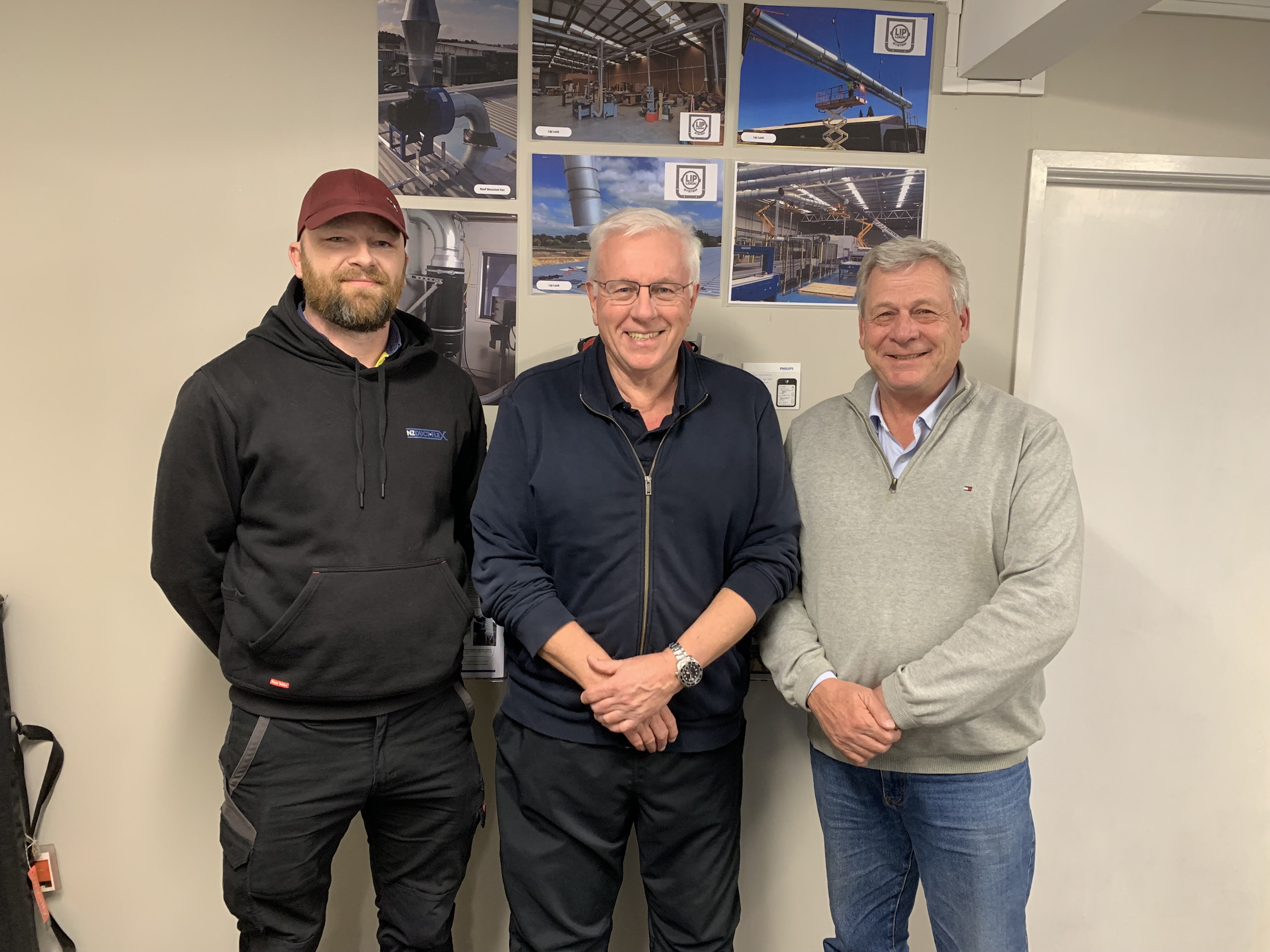 Gary Podmore ( Install Manager), Geoff Ebdon (Director) amd Grant Whitbourn (Melbourne based Manager)