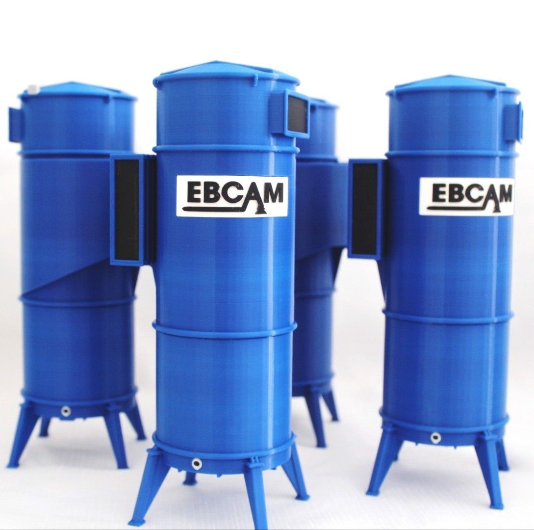 What does 21st Century Dust Extraction look like ? Energy efficient Blower filters from EBCAM!