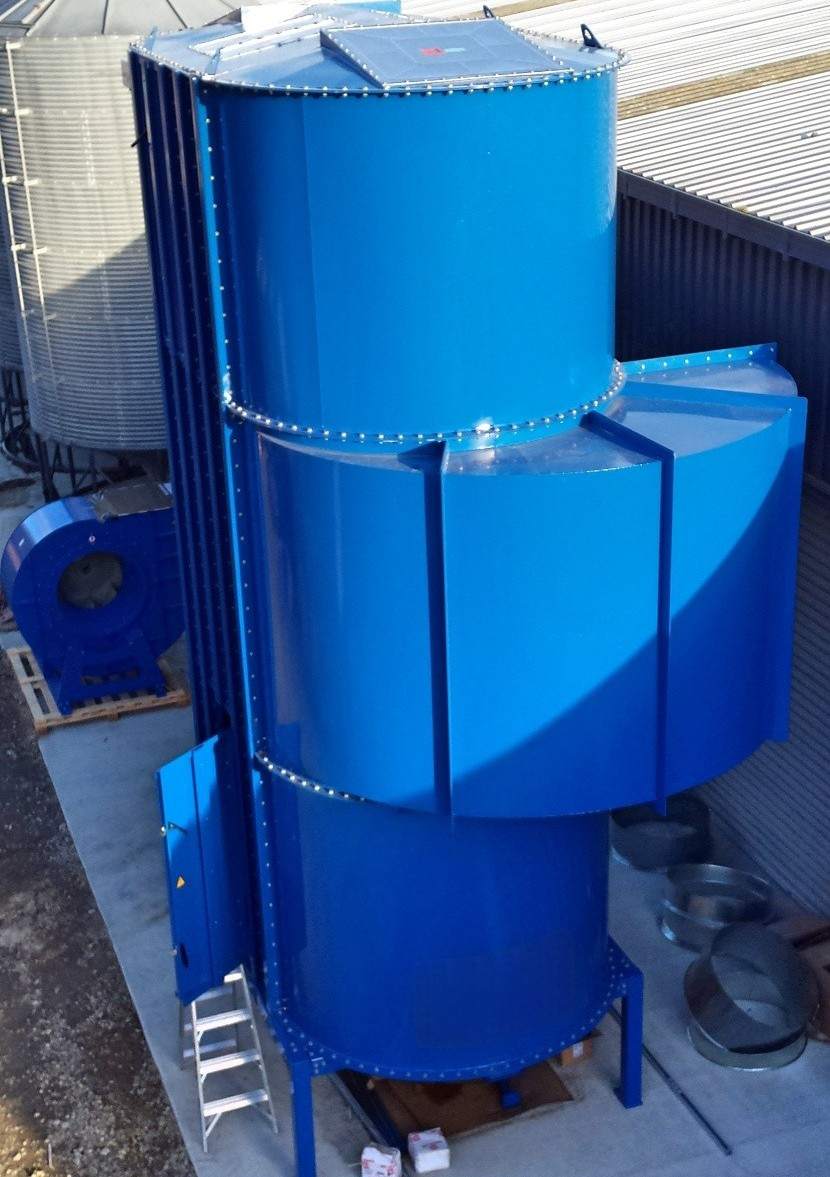 Super Blower filter installed in seed processing industry.
