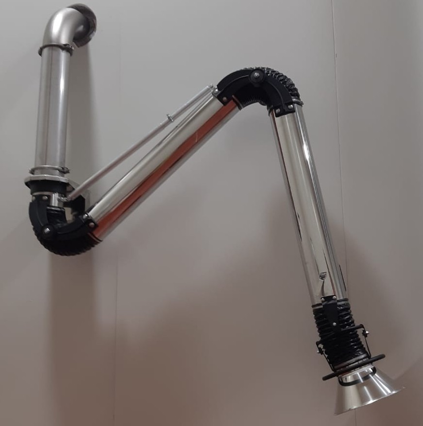 Stainless steel 304 arm has anodised base - suitable for  constant washdowns associated with food handling equipment